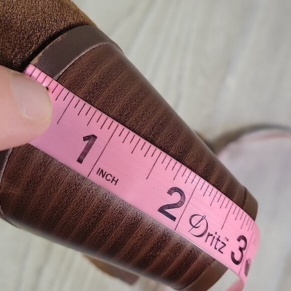 Sam Edelman Lynn Block Heel Side Zip Brown Suede Ankle Boots Womens Size 9.5 NEW - Picture 11 of 12